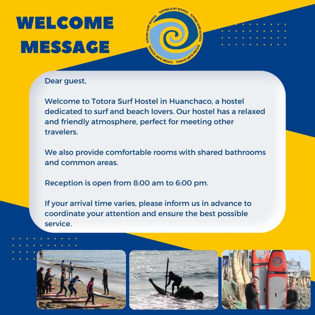 Totora Surf Hostel هوانتشاكو المظهر الخارجي الصورة